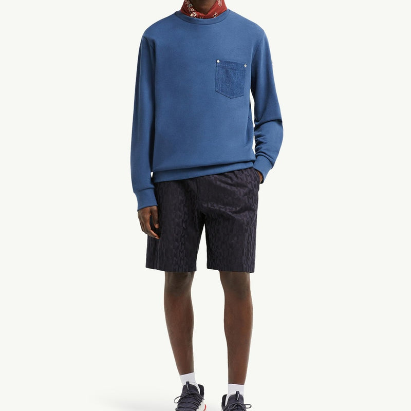 Cotton & Denim Sweatshirt