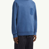 Cotton & Denim Sweatshirt