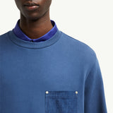 Cotton & Denim Sweatshirt