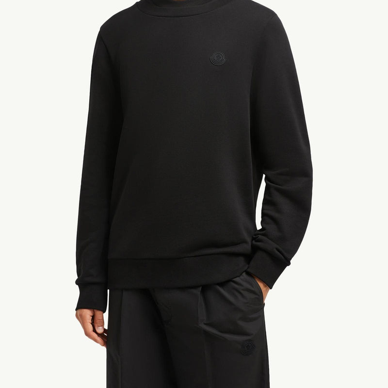 Double Collar Cotton Sweatshirt