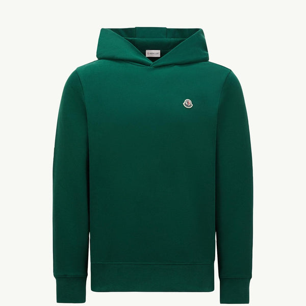 Logo Patch Cotton Hoodie