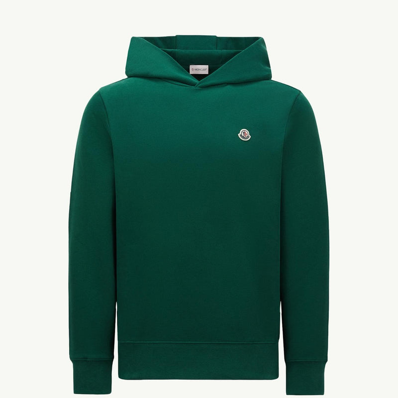 Logo Patch Cotton Hoodie