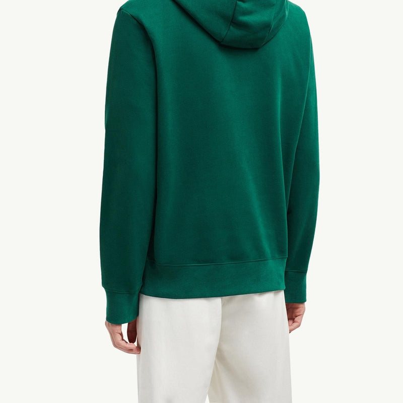 Logo Patch Cotton Hoodie