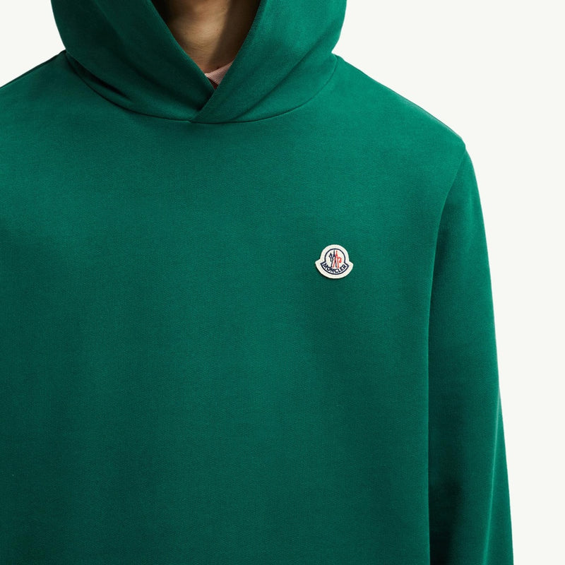 Logo Patch Cotton Hoodie