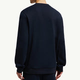 Faded Logo Motif Cotton Sweatshirt