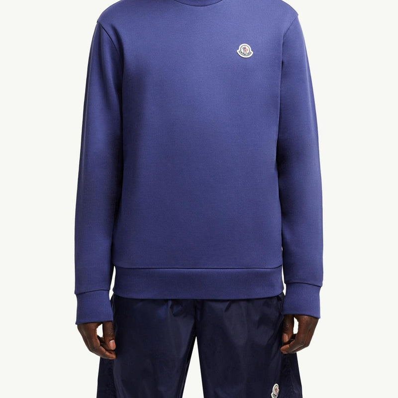 Logo Patch Cotton Sweatshirt