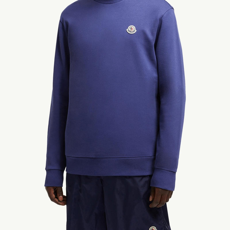 Logo Patch Cotton Sweatshirt