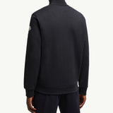 Tricolor-Trimmed Cotton Zip-Up Sweatshirt