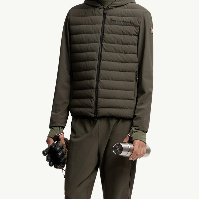 Padded Zip-Up Sweatshirt