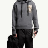 Mountain Logo Cotton Blend Hoodie