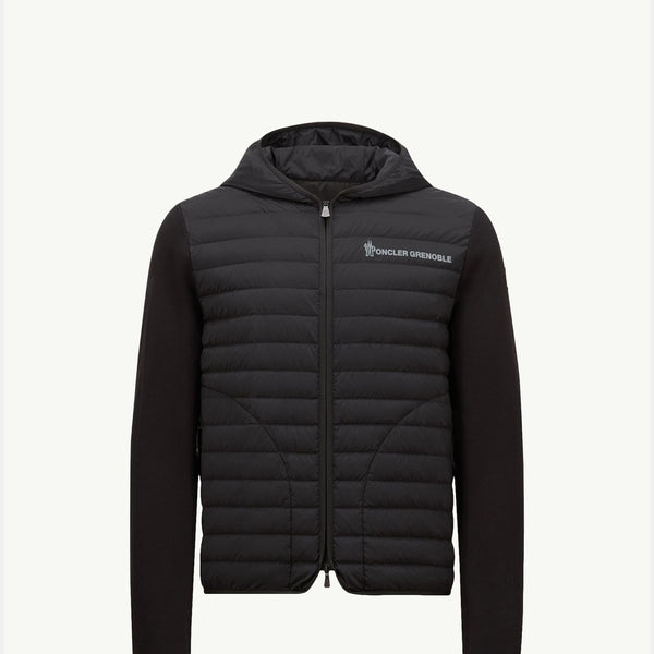 Padded Cotton Zip-Up Hoodie