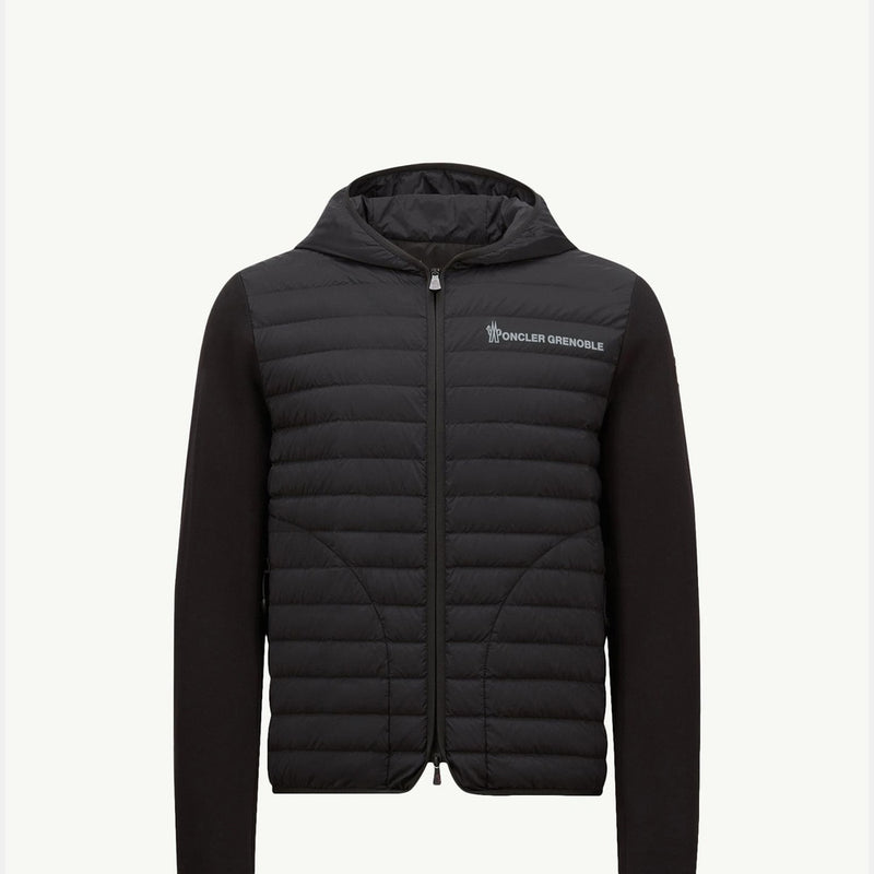 Padded Cotton Zip-Up Hoodie