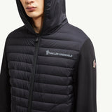 Padded Cotton Zip-Up Hoodie