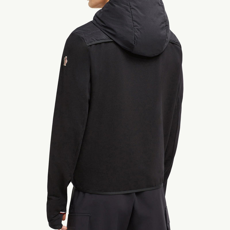 Padded Cotton Zip-Up Hoodie