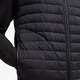 Padded Cotton Zip-Up Hoodie