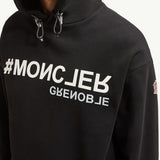 Mirrored Logo Cotton Hoodie