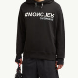 Mirrored Logo Cotton Hoodie