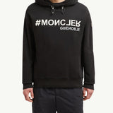 Mirrored Logo Cotton Hoodie