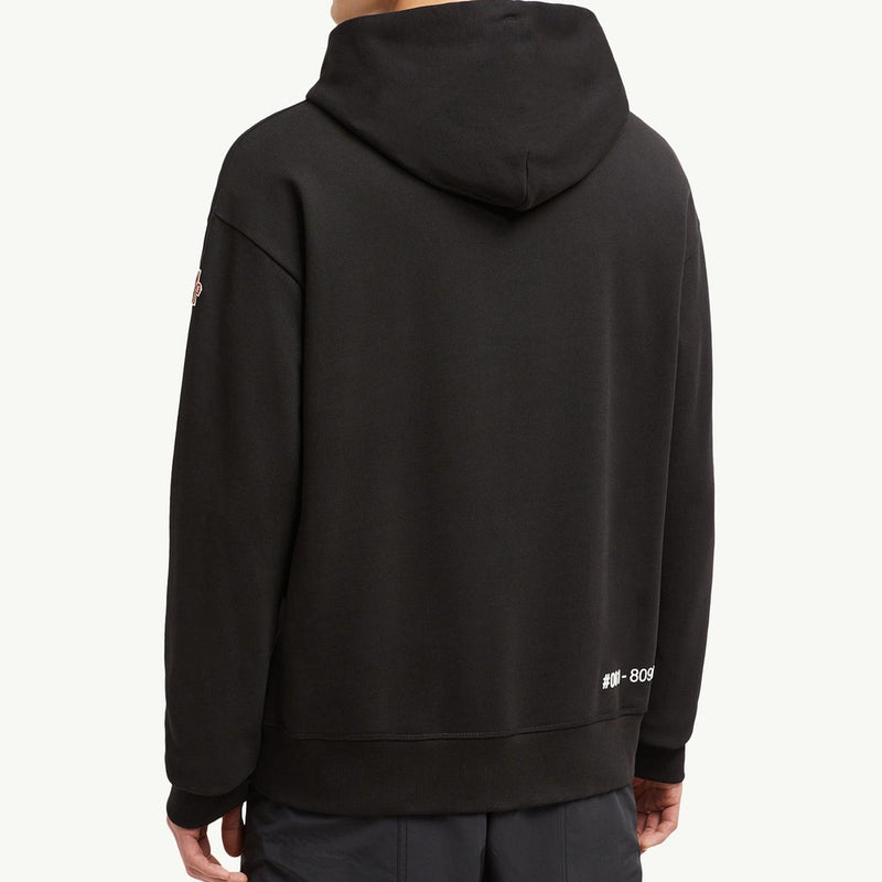 Mirrored Logo Cotton Hoodie