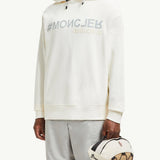 Mirrored Logo Cotton Hoodie