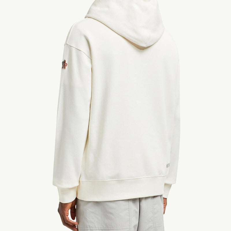 Mirrored Logo Cotton Hoodie