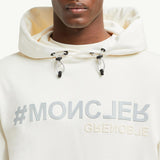Mirrored Logo Cotton Hoodie