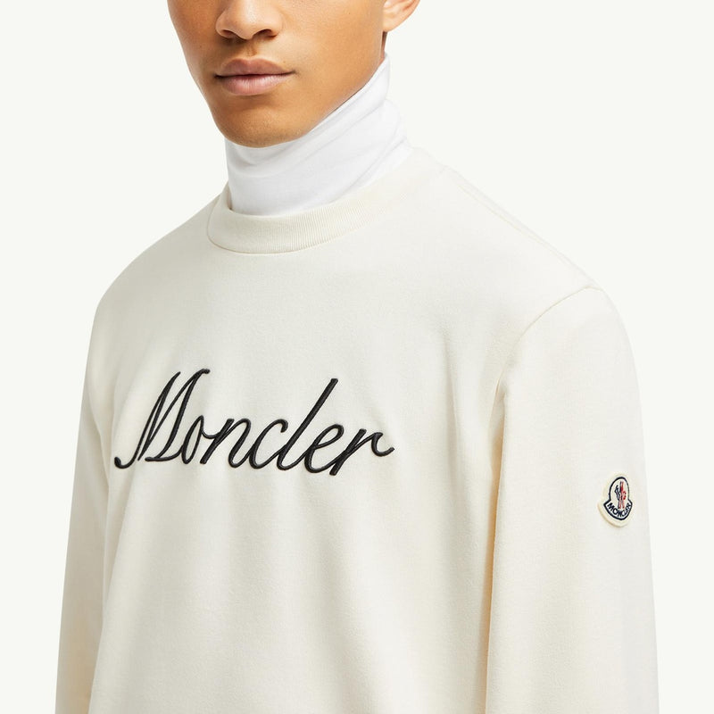 Embroidered Logo Cotton Sweatshirt