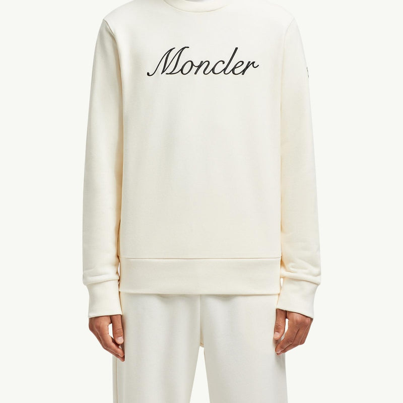 Embroidered Logo Cotton Sweatshirt