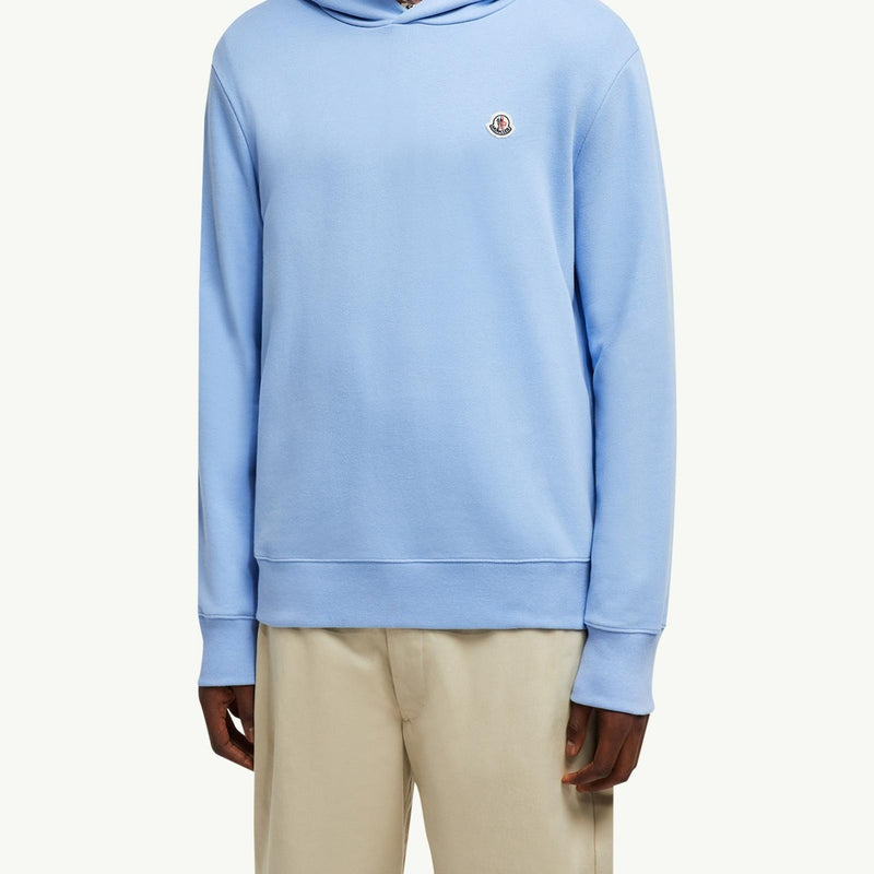 Logo Patch Cotton Hoodie