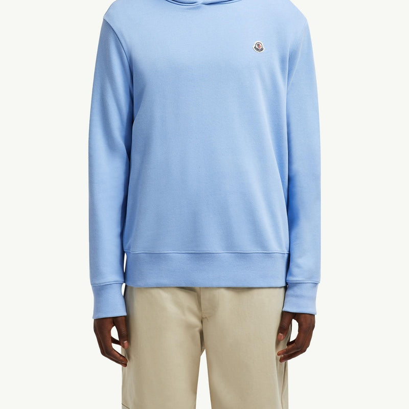 Logo Patch Cotton Hoodie