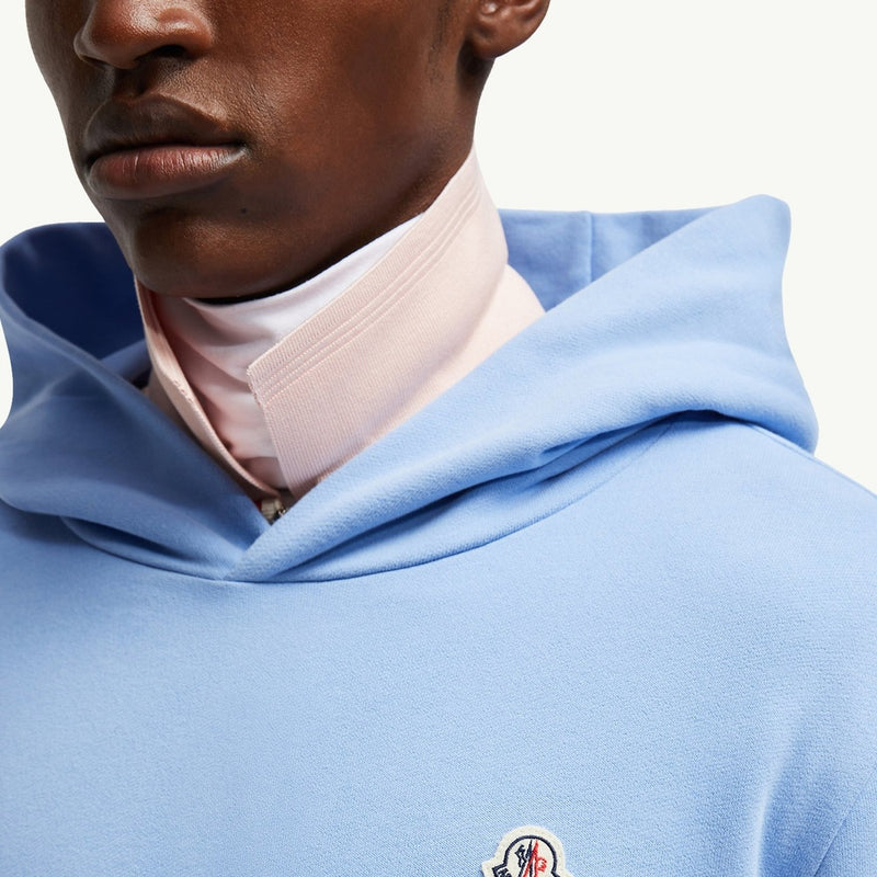 Logo Patch Cotton Hoodie