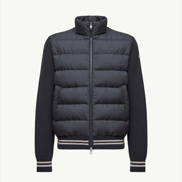 Padded Cotton Cardigan