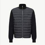 Padded Wool & Cashmere Zip-Up Cardigan