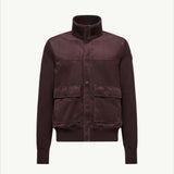 Wool & Suede Cardigan