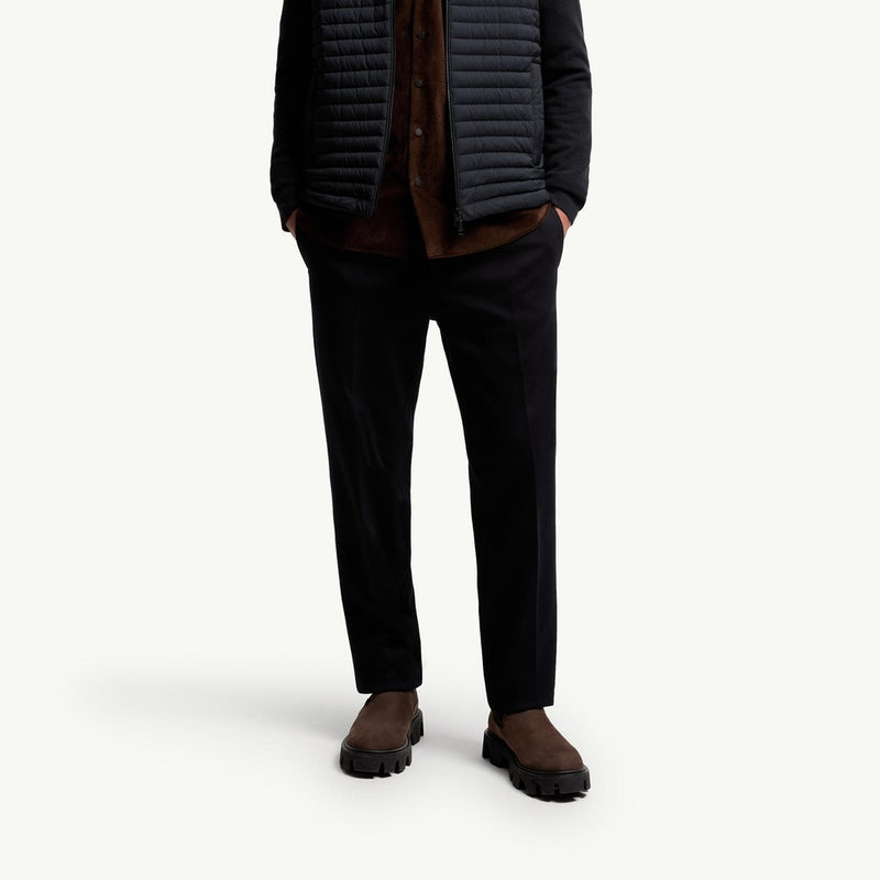 Padded Wool & Cashmere Zip-Up Cardigan