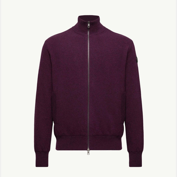 Wool & Cashmere Zip-Up Cardigan