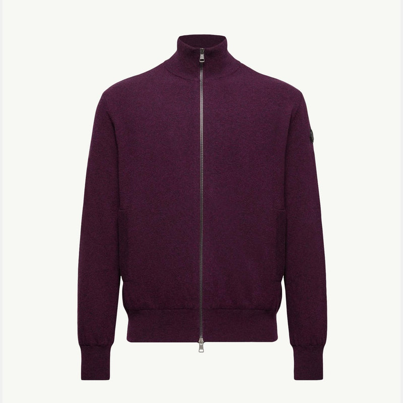 Wool & Cashmere Zip-Up Cardigan