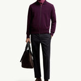 Wool & Cashmere Zip-Up Cardigan