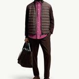 Padded Wool & Cashmere Zip-Up Cardigan