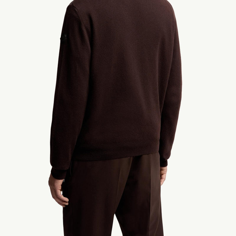 Padded Wool & Cashmere Zip-Up Cardigan