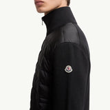 Padded Zip-Up Cardigan