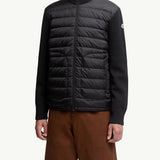 Padded Zip-Up Cardigan