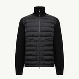 Padded Zip-Up Cardigan