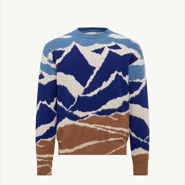 Mountain Jacquard Wool Jumper