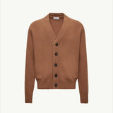 V-Neck Wool Cardigan
