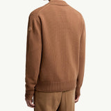 V-Neck Wool Cardigan