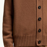 V-Neck Wool Cardigan