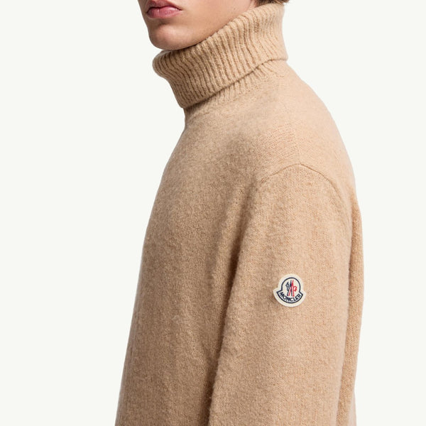 Wool Blend Polo Neck Jumper
