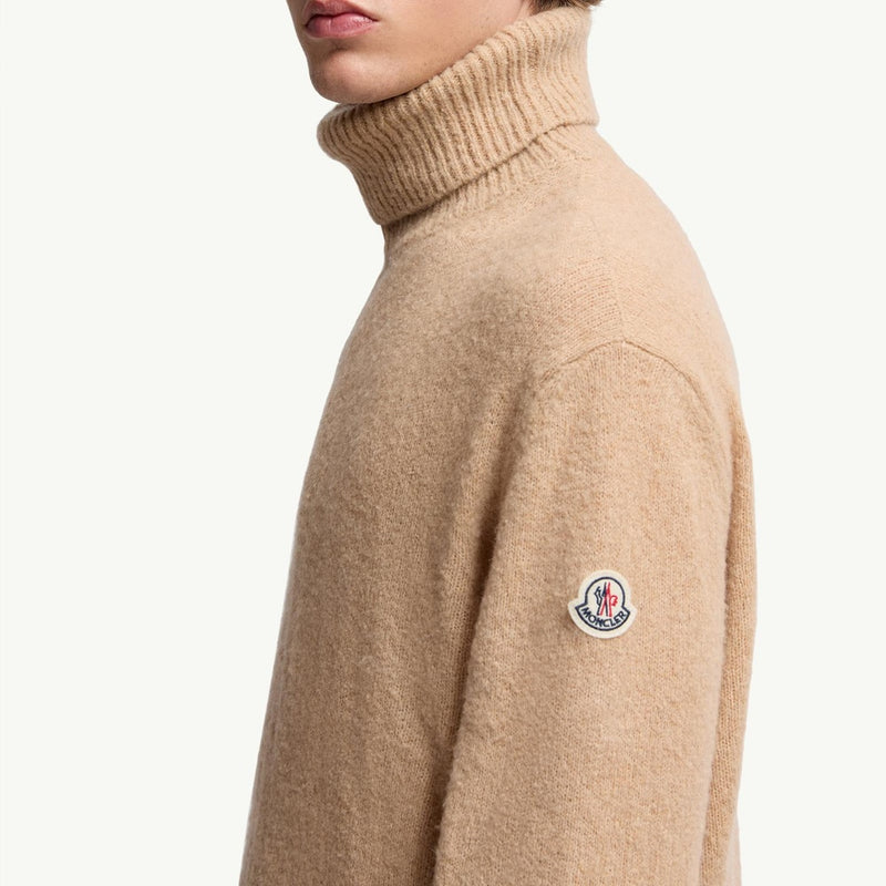 Wool Blend Polo Neck Jumper