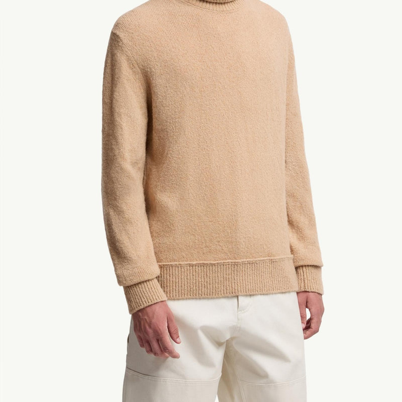 Wool Blend Polo Neck Jumper